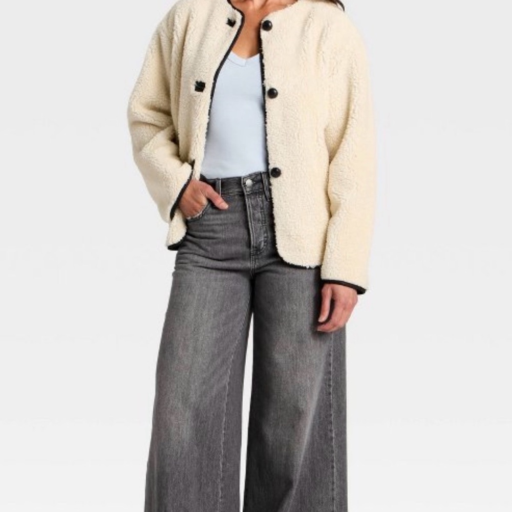 Faux-Shearling Coat from Universal Thread - NWT s… - image 3